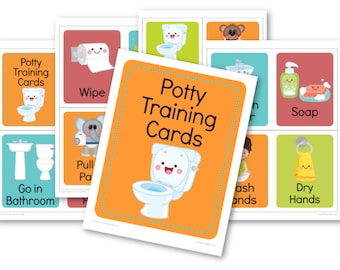 Potty Training Visual Schedule Cards