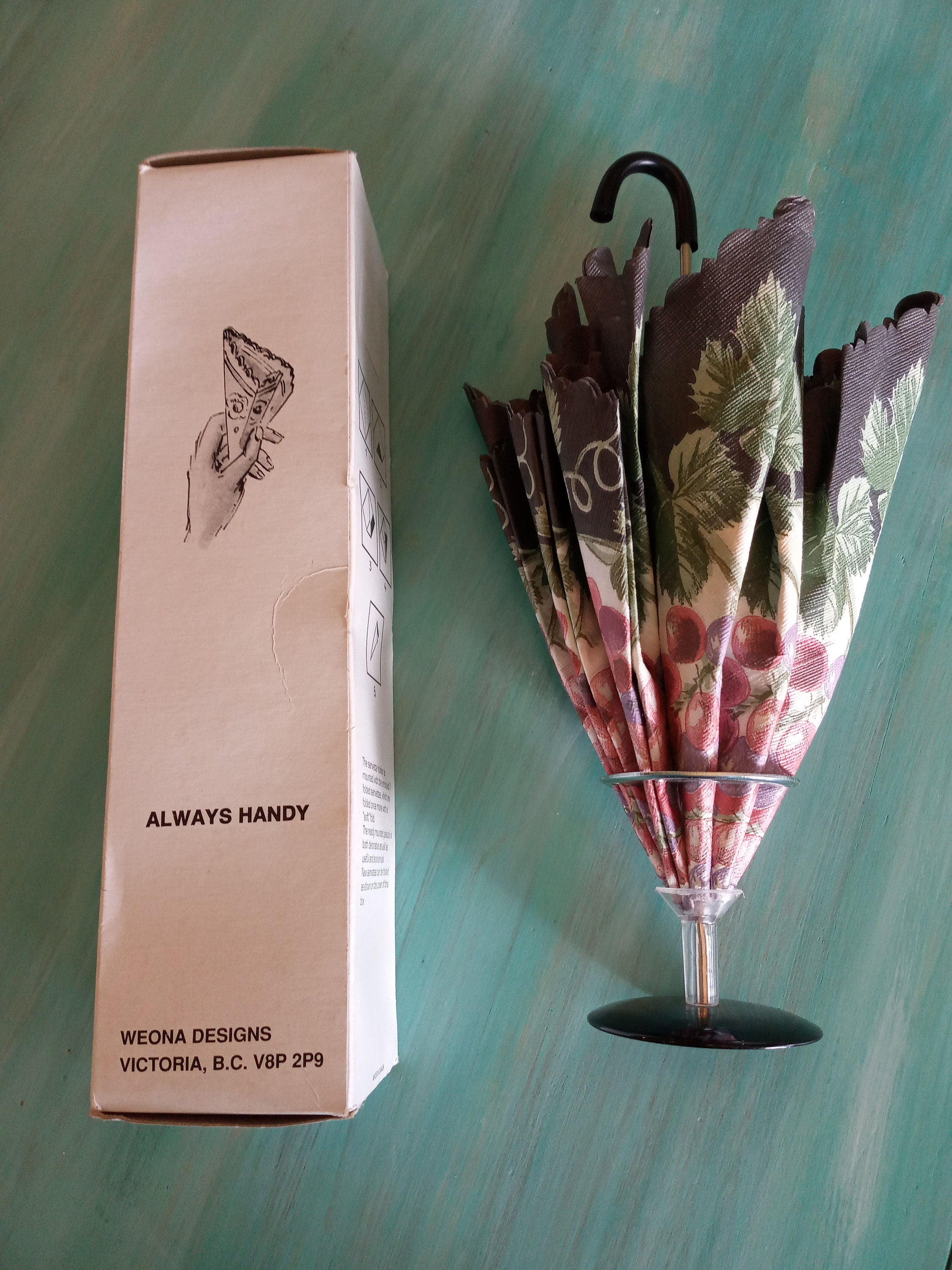 NAPKIN UMBRELLA HOLDER Vintage Paper Napkin HolderMid Century Etsy