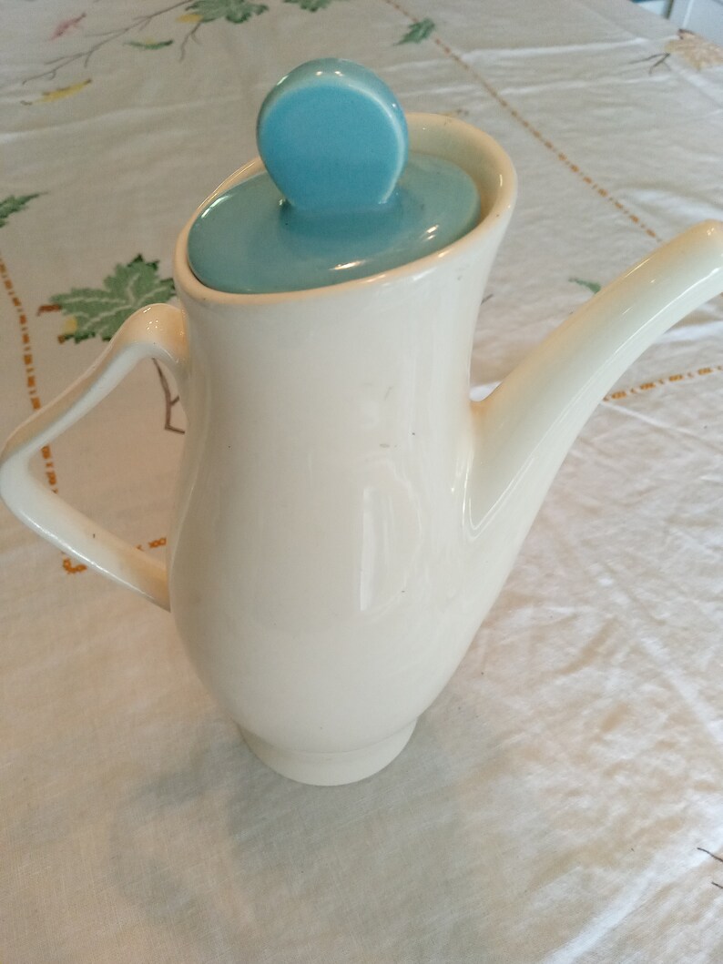 Vintage COFFEE POT or CHOCOLATE Pot Cream Coffee Pot With Etsy