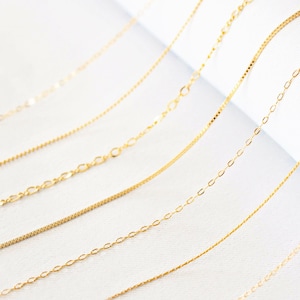 Collana riempita in oro 14k · Catena in oro minimalista anti-ossidazione · Collana girocollo con corda a forma di serpente · Collana delicata · Regalo per lei