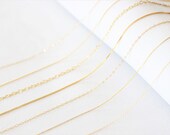 14k gold filled necklace Gold filled chain Choker necklace Snake Box Figure 8 Ball Dainty gold jewelry for everyday Gift for her