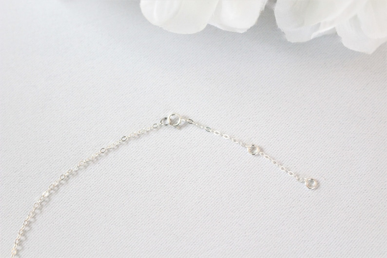 Sterling silver Handmade Extender 1 2 3 4 inches Extension Chain Add to your necklace or bracelet Spring Clasp Necklace extender image 4
