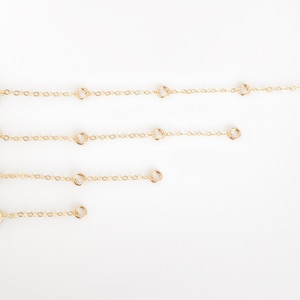 14K Gold Filled Chain Extender 1 2 3 4 inches Extension Chain Add To Your Necklace Or Bracelet Spring Clasp image 6