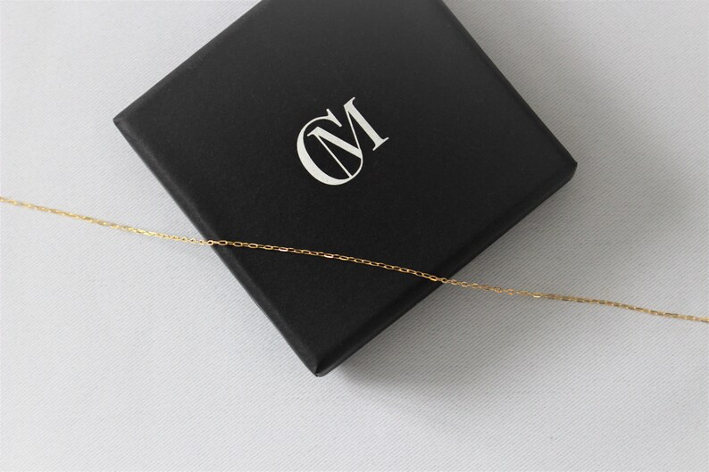 14k gold filled rectangle chain Gold filled necklace 14k gold necklace Bridesmaid delicate chain choker Choker necklace 2.3mm