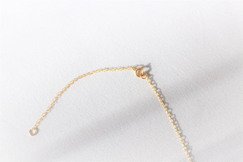 14K Gold Filled Handmade Extender 1 2 3 4 inches Extension Chain Add to your necklace or bracelet Spring Clasp chain addition image 1