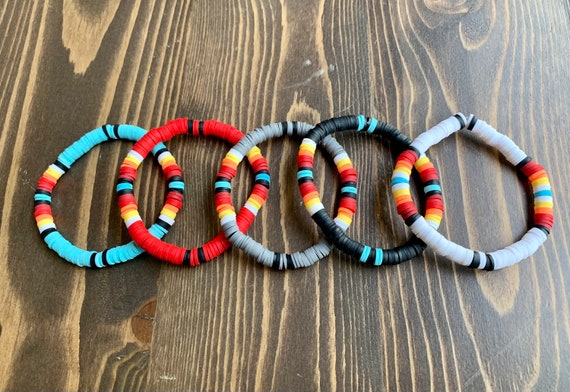 Native American Bracelets - Native American Turquoise, Coral and Silver