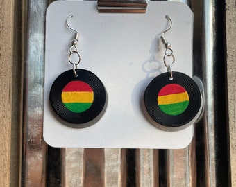 Mini Vinyl Record | Roots Music Earrings