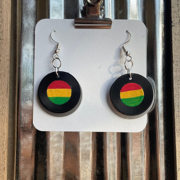 Mini Vinyl Record | Roots Music Earrings