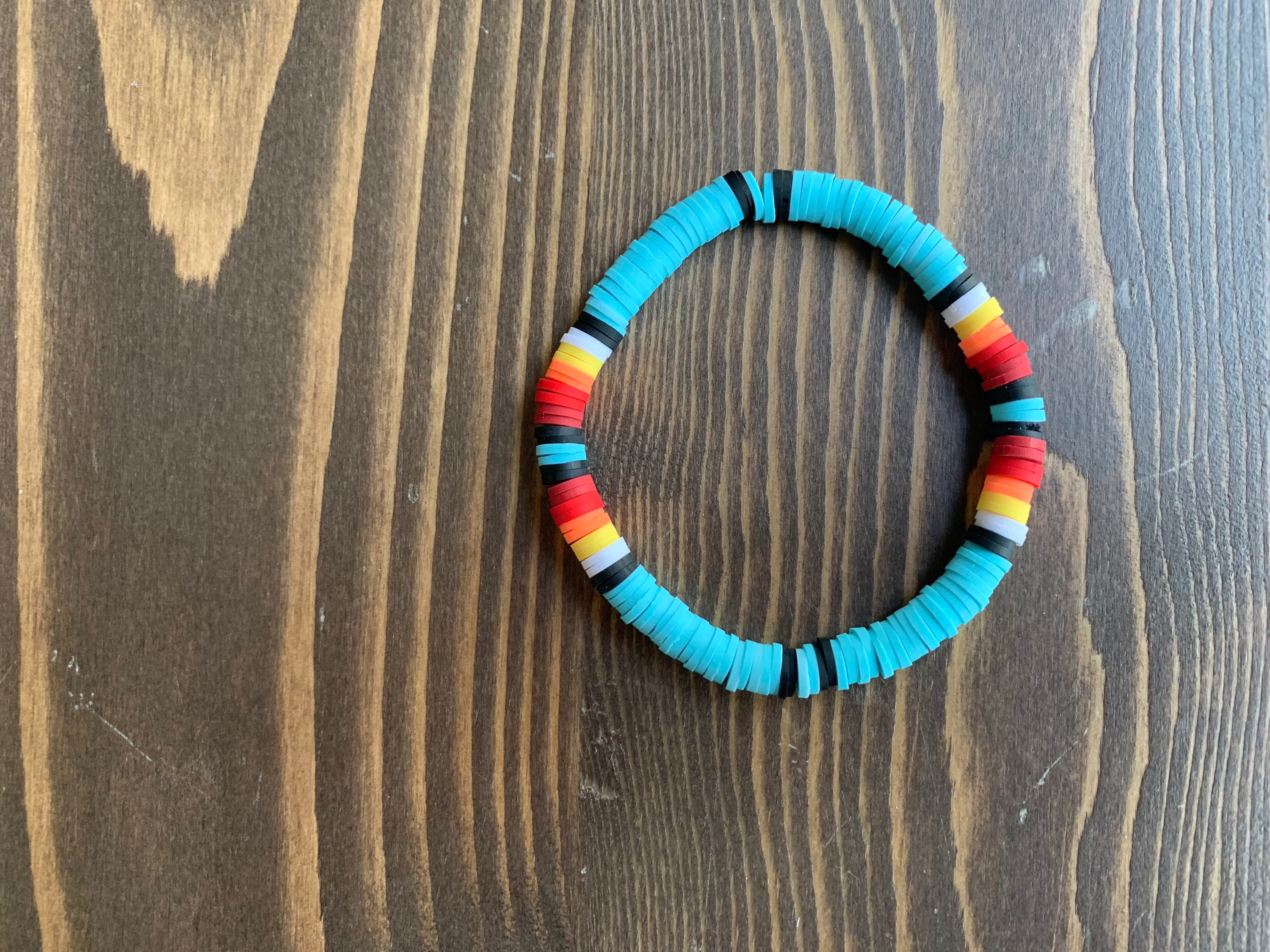 Native American Pattern Heishi Clay Bracelets Etsy