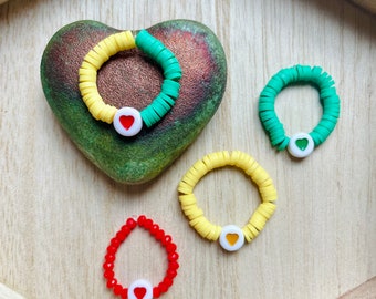 One Love | Beaded Heart Rings