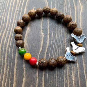 3 Little Birds Beaded Bracelet