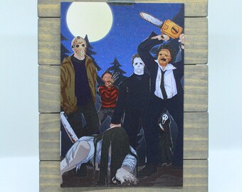 Scary Movie Cult Classics - Postcard for scary movie lovers