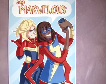 Captain and Ms. Marvel: Marvelous - Poster