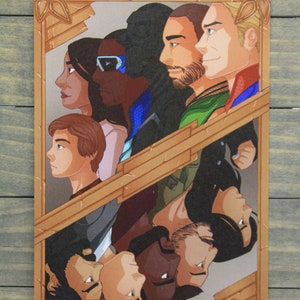 The Boys Group Postcard - Gift for superhero fans