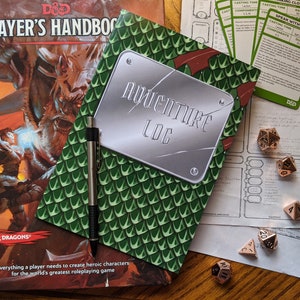 Adventure Log Notebook (A5) | Dungeons and Dragons, Pathfinder, Journal for Tabletop Roleplay Games, Character Journal, Campaign Notes