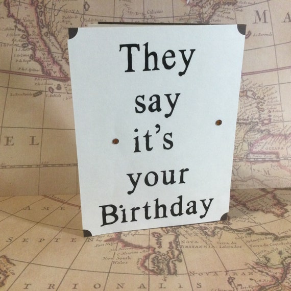They say its your birthday happy 75th birthday pop up etsy