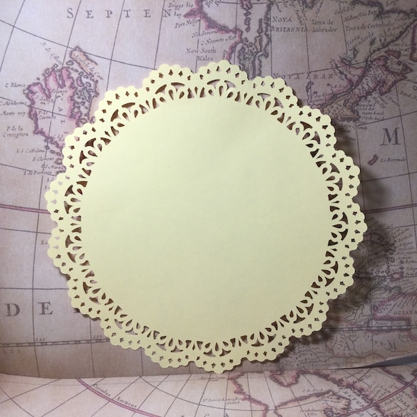 Blue Paper Doilies Etsy