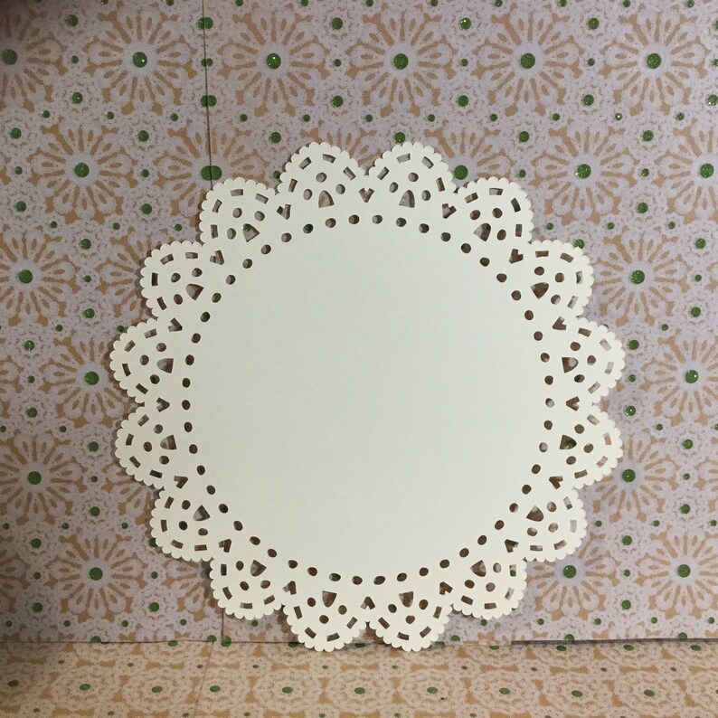PAPER DOILIES/COASTERS. Set of Six 6. A Beautiful Decorative Etsy