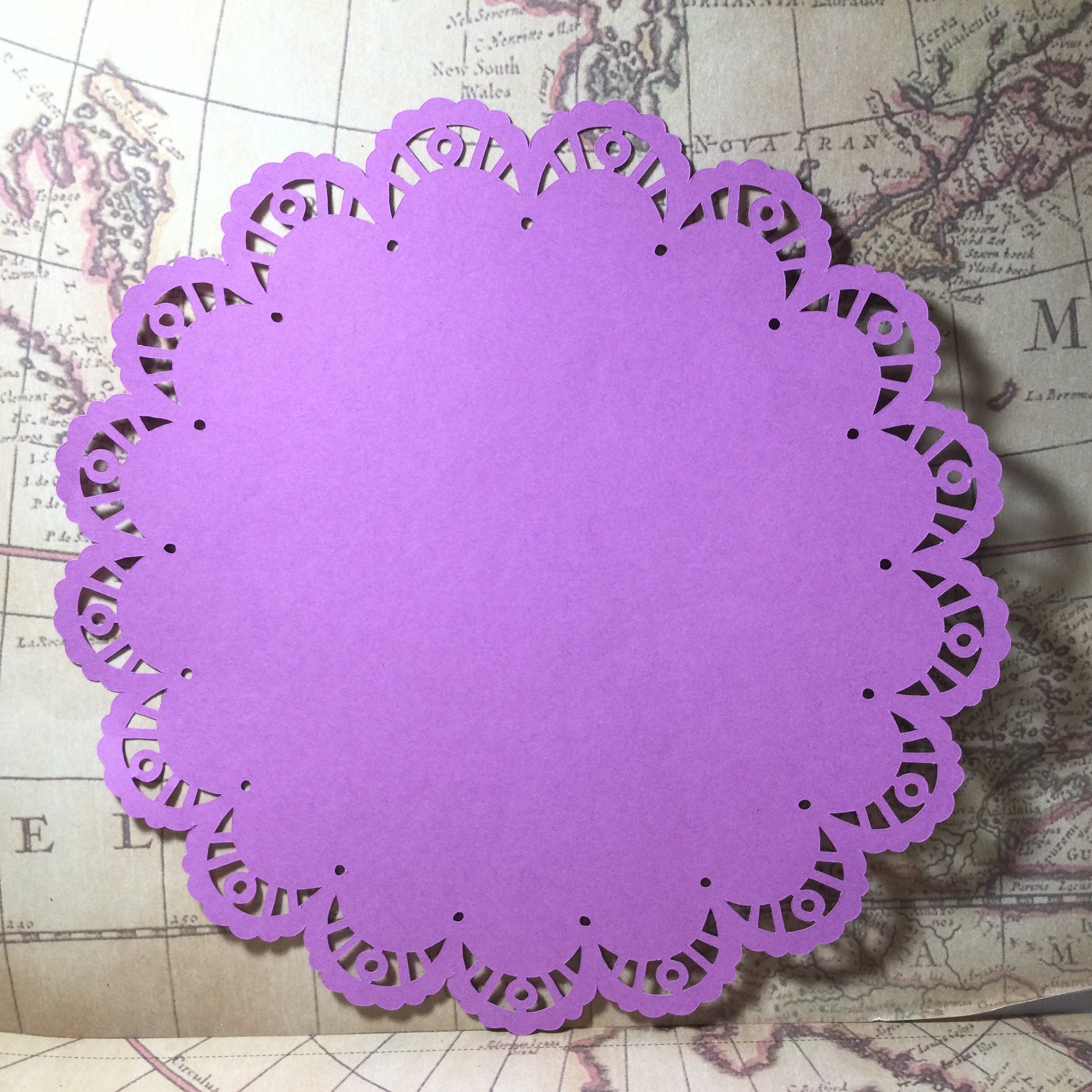 PAPER DOILIES/COASTERS. Set of Six 6. A Beautiful Decorative Etsy