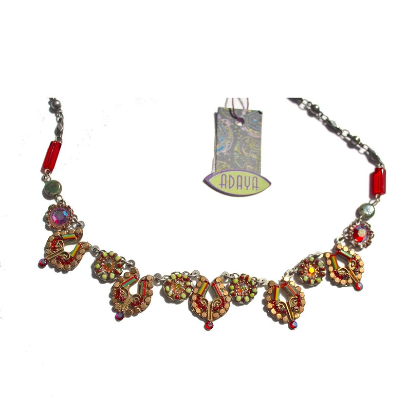 Handmade Choker Necklace Swarowski Crystals