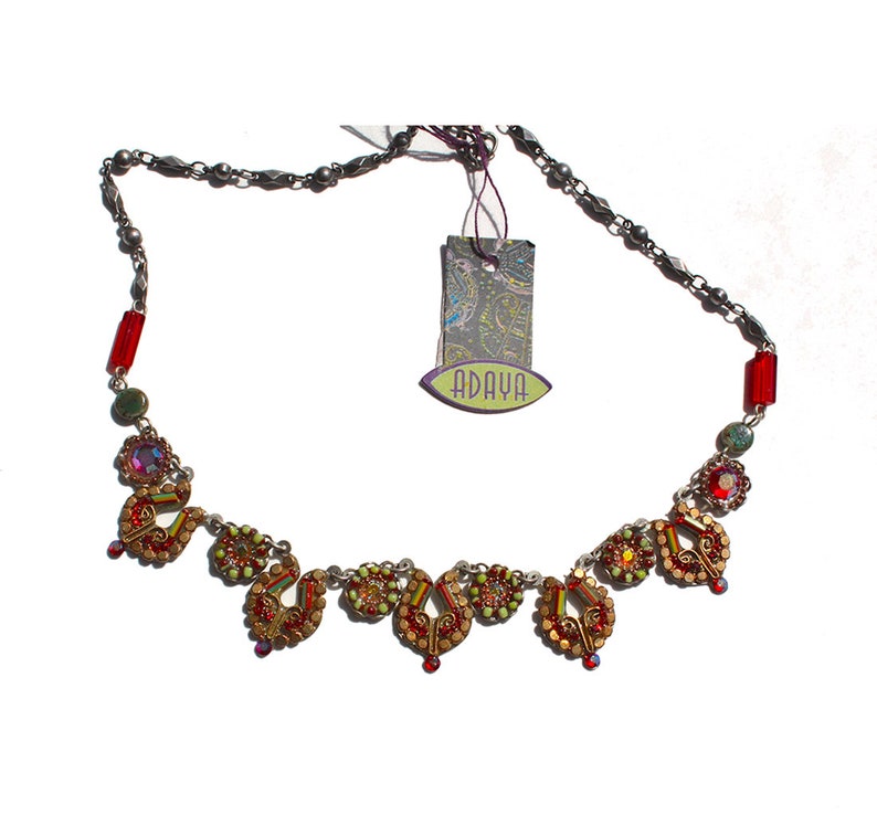 Handmade Choker Necklace Swarowski Crystals