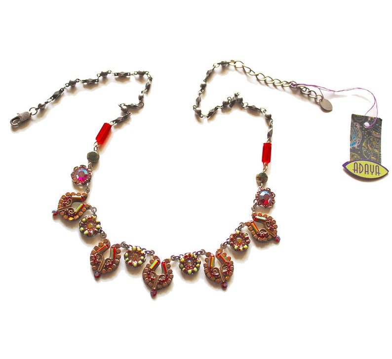 Handmade Choker Necklace Swarowski Crystals