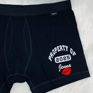 Groom wedding Gift, Honeymoon Trip, Personalized Mens Underwear, Groom Gift, Underwear, Property of Socks, Groom Gift, Property of Underwear