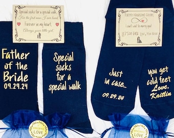 Chaussettes De Mariage Pour Père De La Mariée, Cadeaux De