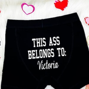 Groom Gift for Him, Custom Boxers, Underwear for Husband, Funny, Personalized, Wedding, Small to 3XL available
