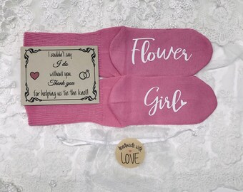 girls bridesmaid socks