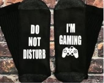 Gaming Gift, ALL SIZES, Gamer, Personalized, Dad, Men, Gamers, Teenager Gaming Gift, Do not disturb,  Stocking