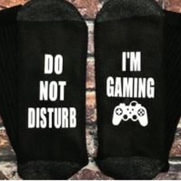 Gaming Gift, ALL SIZES, Gamer, Personalized, Dad, Men, Gamers, Teenager Gaming Gift, Do not disturb,  Stocking