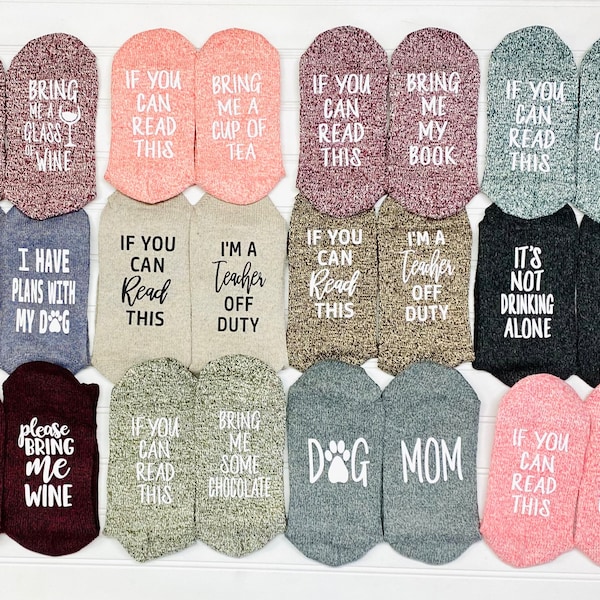 Wine socks, Last minute gift SALE!,  Socks, Wine, Love, Gift for Her. For women. Teacher Gift. Dog Mom, Gifts for her, Womens Socks