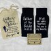 Father of the Bride Gift, Personalized Socks, FREE label, Gift bag print or organza, Father Gift, Of all our walks together this is my fav 