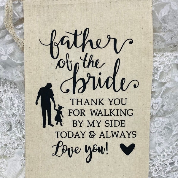 Father of the Bride Gift Bag, Father of the Groom, Socks Gift Bag | Thank you for raising the man of my dreams | Dad, Hero, Friend Bags