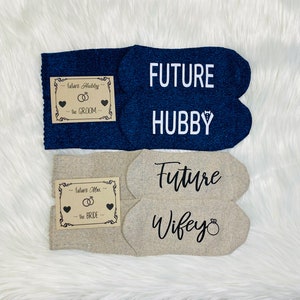 Future Wifey, Hubby, Bride; Set, Future Mrs, Engagement Gifts, Couple, Bride to Be, Bridal Shower, Sets OR pairs.