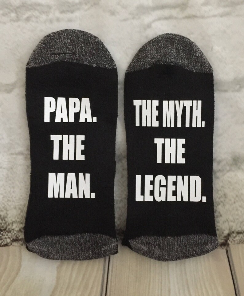 Gift for Grandpa Best Dad Daddy Socks Dad Gift the Man Etsy