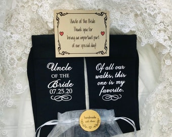 Uncle of the Bride, Brother of the Bride gift, Of all our walks, OR Special Socks, Special Walk, Father of the Bride Socks, FREE sock label