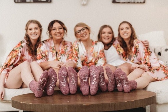 maid of honor socks