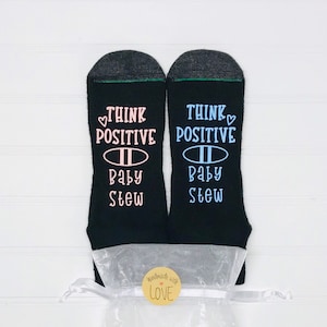 IVF Socks, Fertility Socks, TTC Socks, IVF egg retrieval day, ivf egg transfer, positive thinking, motivational ivf socks, ivf gift, pupo