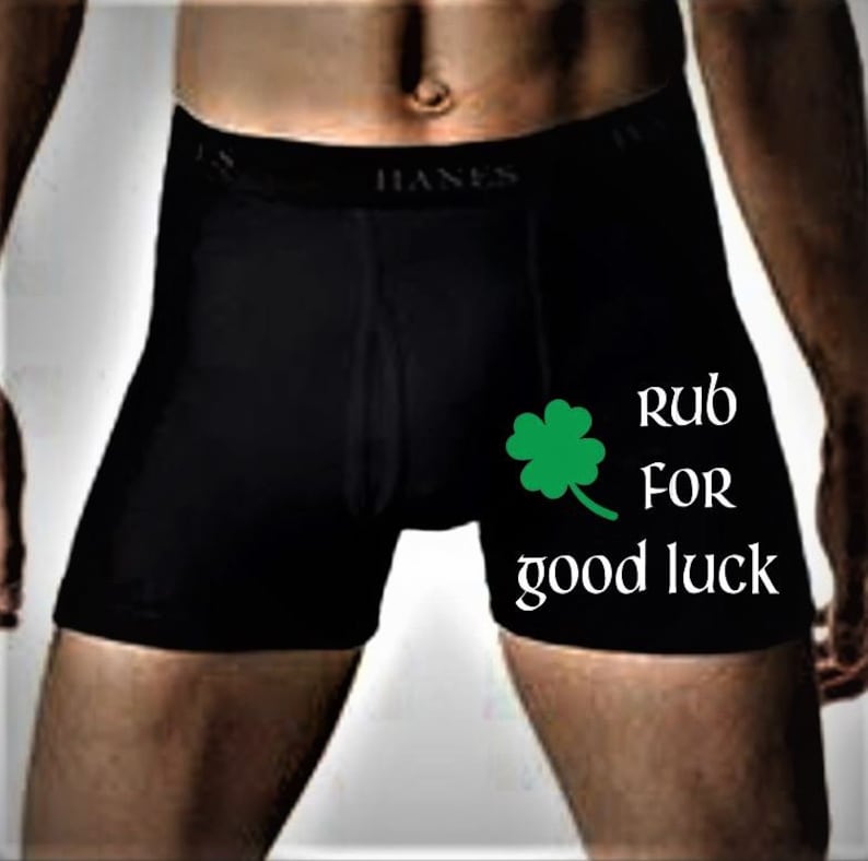 Boxer Briefs Rub For Good Luck Underwear Groom Gift Good Etsy