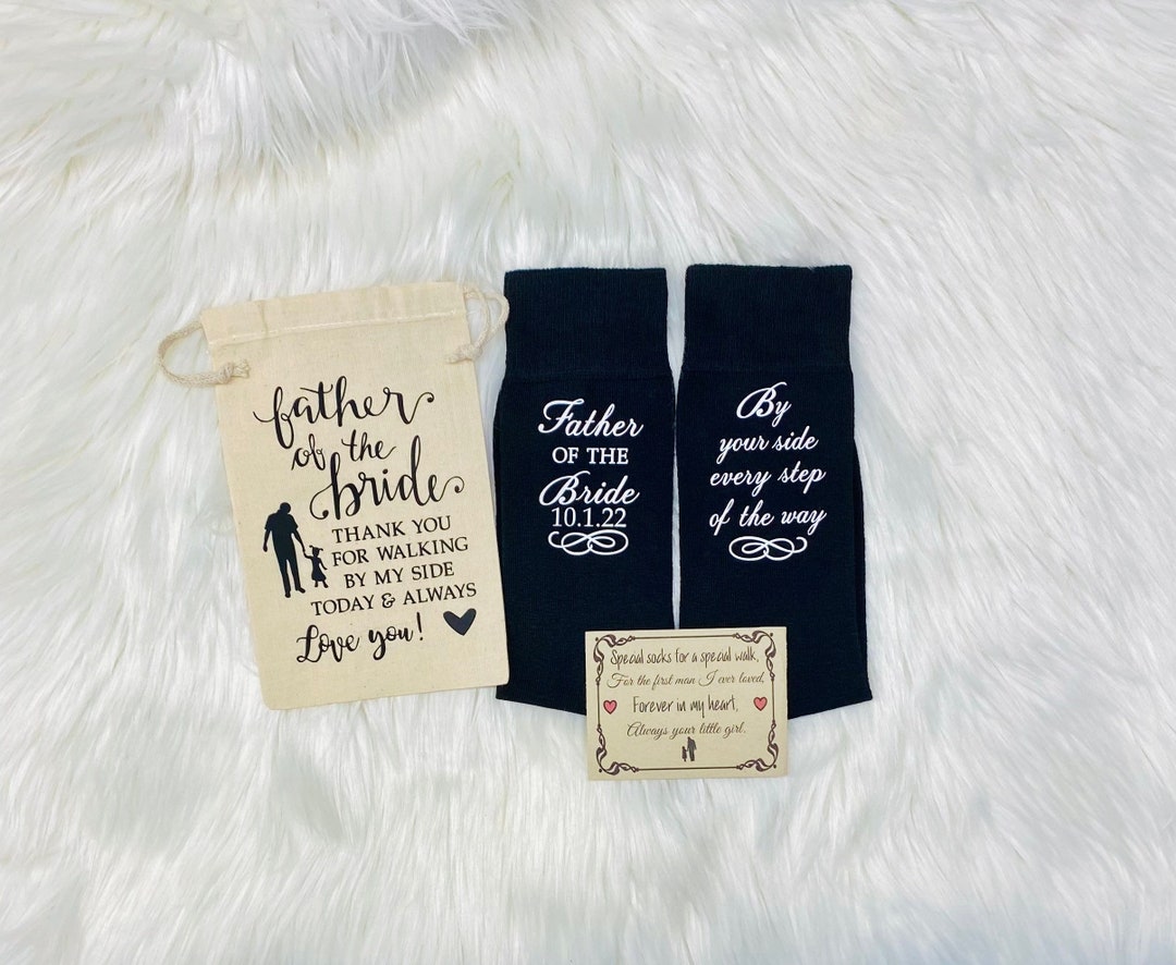 Father of the Bride Gift of All Our Walks OR Special Socks - Etsy