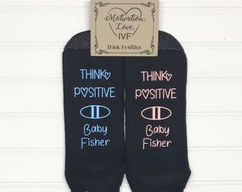 IVF socks, personalized IVF socks, IVF lucky socks, ivf gift, ivf retrieval, ivf transfer socks, lucky ivf socks, ivf gift for her