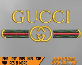 gucci embroidered logo