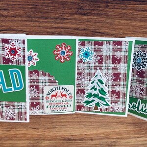 Christmas Cards, Snowflake Cards, Christmas Greeting Cards, Christmas Card Set, Christmas Note Cards, Cute Christmas Cards, Set of 4