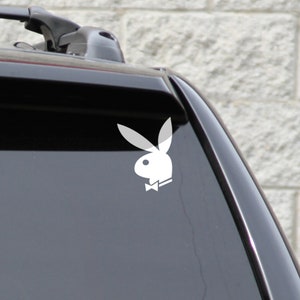 Playboy Bunny Decal Vinyl Sticker Truck Laptop Car Window 4" HOLOGRAPHIC COLOR! 