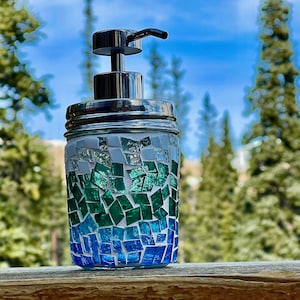 Sea Glass Soap Dispenser (Small)