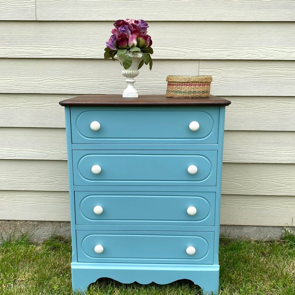 Painted Nightstand Etsy