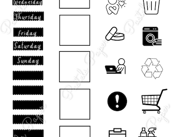 Printable Planner Stickers