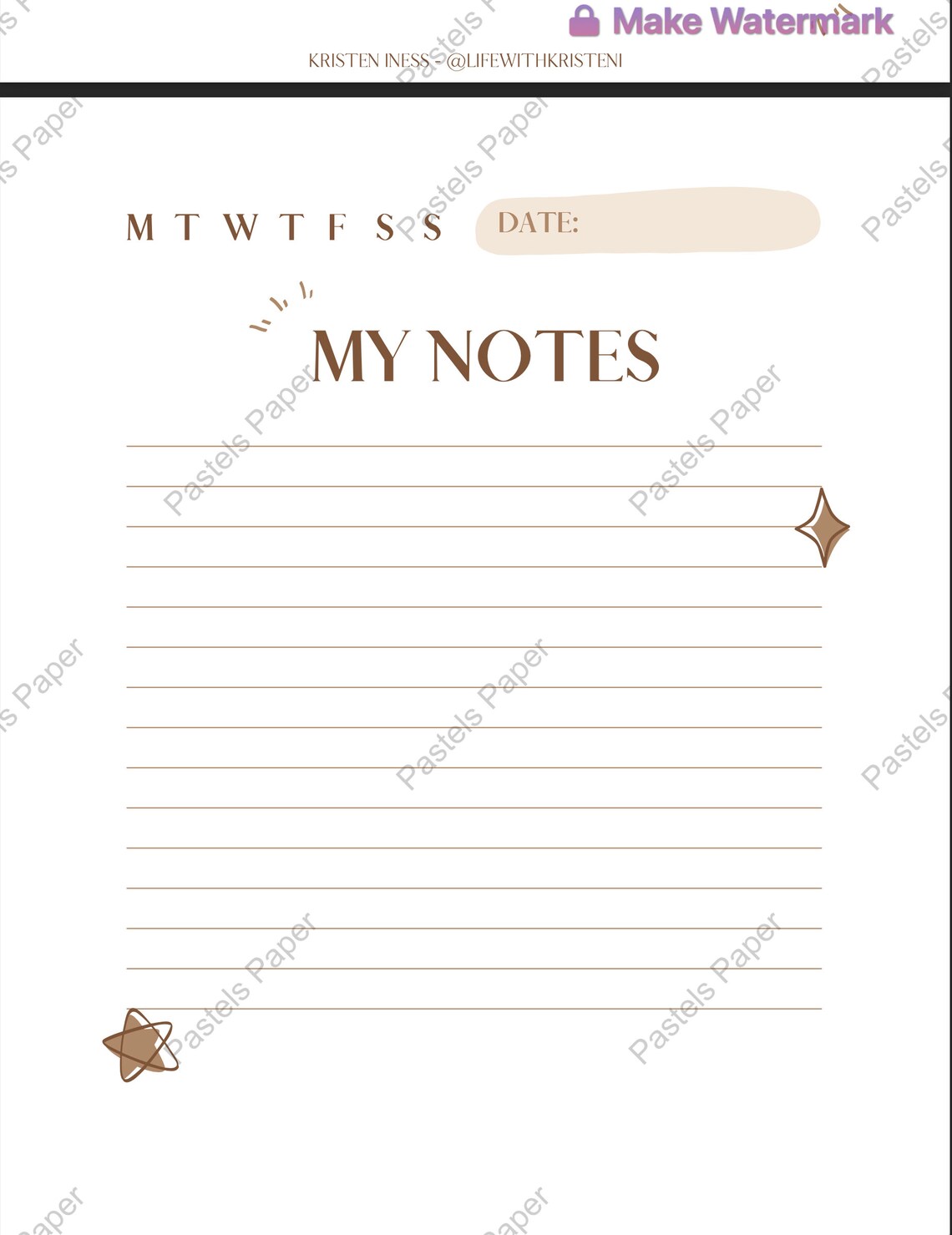 Printable Planner - Etsy